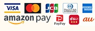 クレジットカード、PayPay支払い、d払い、楽天ペイ、代金引換決済、コンビニ決済、auかんたん決済、Amazon Payがご利用いただけます。